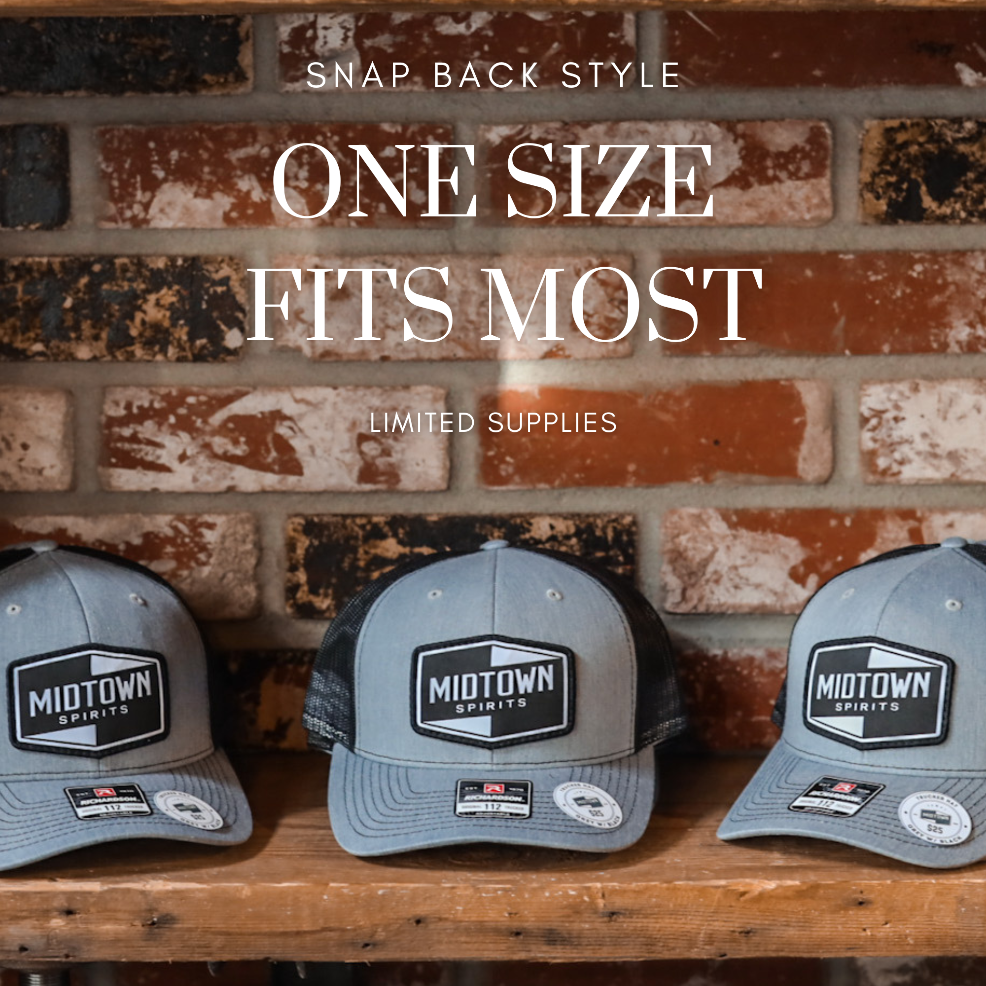 BLACK / GREY CLASSIC TRUCKER SNAP BACK